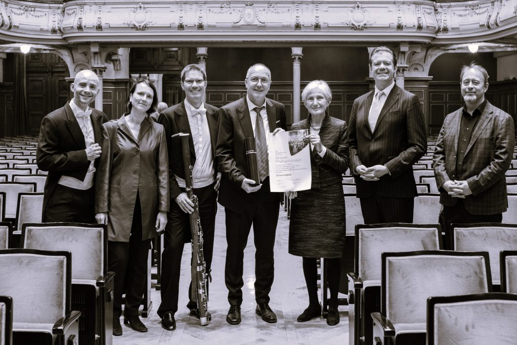 Verleihung der Ehrenmitgliedschaft des Musikverein Graz an die Grazer Philharmoniker am 04.11.2025